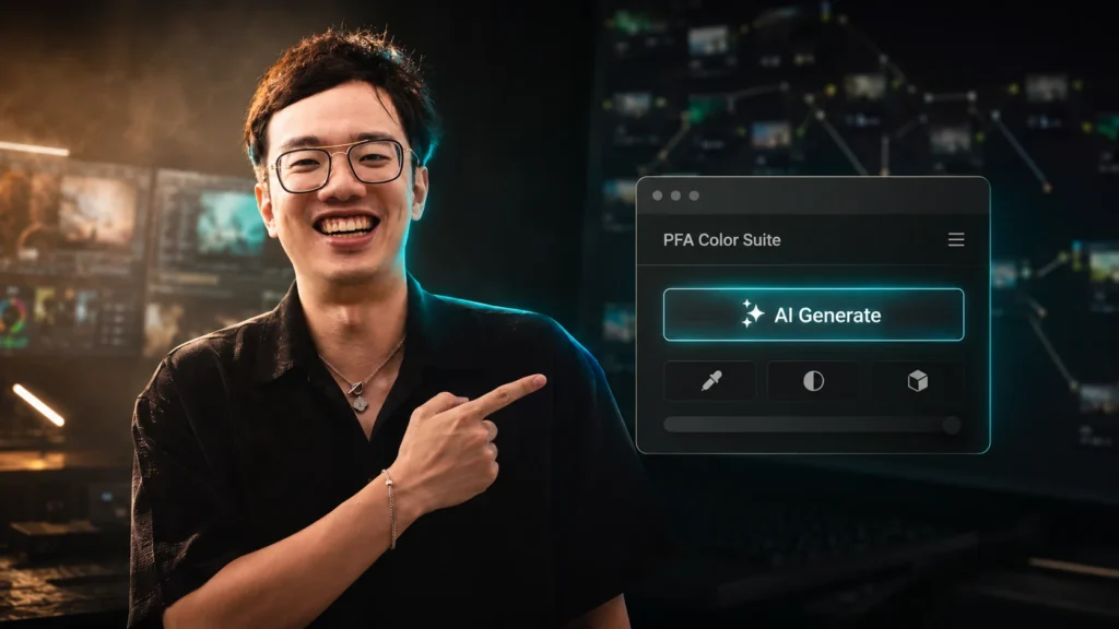 1 Node AI Color Grading Tutorial for Beginners | PFA Color Suite