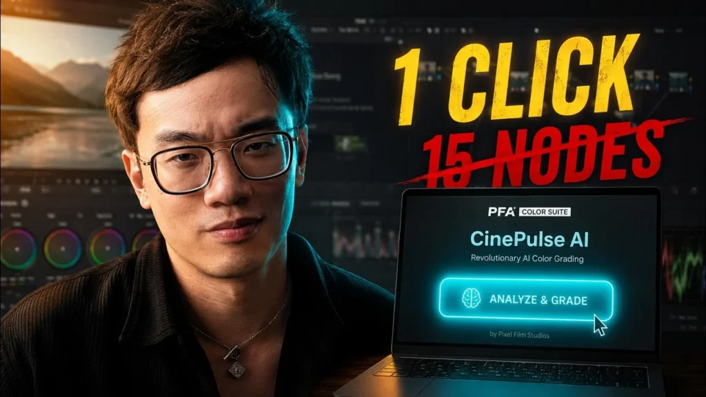 1 AI Color Grading Plugin That Replaces 15 Nodes in DaVinci Resolve
